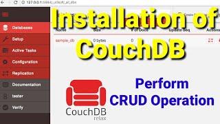 How to Install and Setup CouchDB on Windows (2022)| CouchDB Complete Guide | CRUD in CouchDB