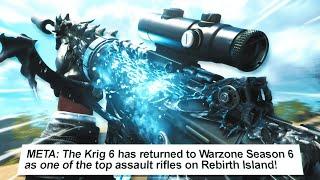 the KRIG 6 is still META on REBIRTH ISLAND!?  (Best Krig 6 Class Warzone)