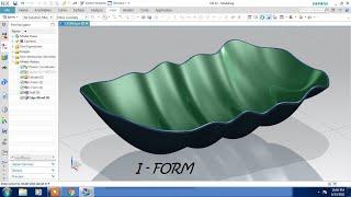 #NX CAD #SURFACE #I FORM