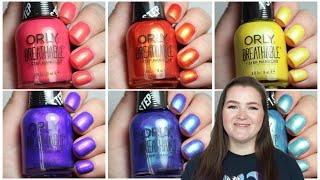 Orly Breathable Melting Point Collection | Live Swatch Review