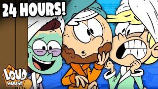 24 Hours Inside The Loud House Bathroom  ! | The Loud House