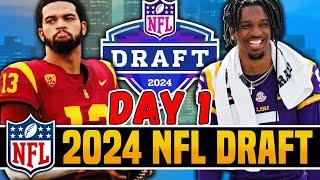 2024 NFL Draft DAY 1 LIVE | Reactions & Analysis