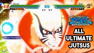 Naruto Storm Connections - All Ultimate Jutsus (4K 60FPS) [All Characters]