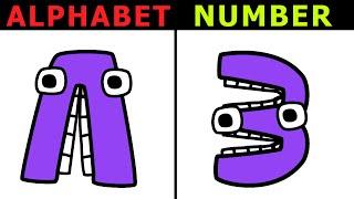 UNIFON Alphabet Lore BUT NUMBER LORE | Alphabet lore | Animation
