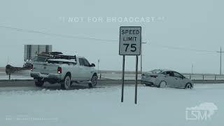 01-09-2025 Amarillo, TX - Winter Storm Creates Chaos on Roadways!