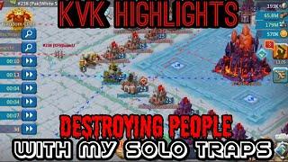 Lords Mobile - Solo Trap in FURY | Eating RALLIES | 1000 IQ Trapping | KvK Highlights |