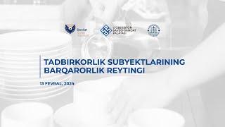 Tadbirkorlik subyektlarining barqarorlik reytingi | Savdo va umumiy ovqatlanish