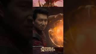 SHANG CHI vs YIN (LIEH), so.... cap or fax ?, subscribe to 4k #mcu #mlbb #shorts