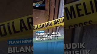 Sempat Curhat ke Tetangga Mau Mudik, Berapa Jam Kemudian Ditemukan Tewas di Toren Bawah Rumah