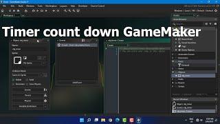 Timer count down tutorial -Gamemaker studio 2