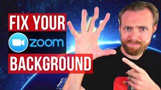 How to Massively Improve Zoom Virtual Backgrounds  - Green Screen, Lighting & Webcam (Zoom Tutorial)