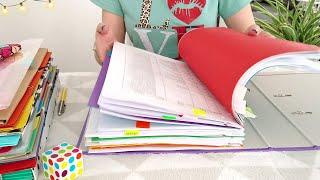 ASMR Paper Sorting  • Organizing Documents in Ring Binder • No Talking