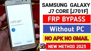 SAMSUNG J7 Core FRP Bypass Without SIM Card Without PC | SAMSUNG J710F Android 9.0 FRP Bypass