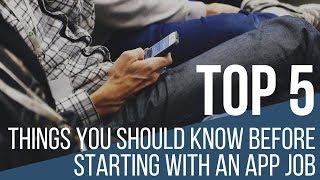  THINGS YOU SHOULD KNOW BEFORE STARTING WITH AN APP JOB | AppJobs.com