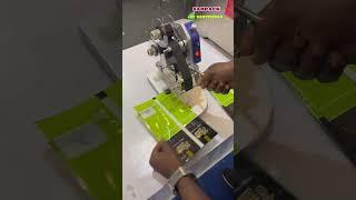 Pouch date coding machine  Manual Ribbon coding machine Low cost batch Coding machine