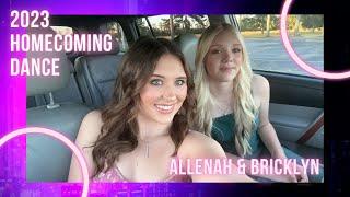 Homecoming Dance 2023 vlog | Allenah and Bricklyn | Freshman Year