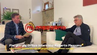 Il giornalista Piergiorgio Grizzo intervista Roberto Messana