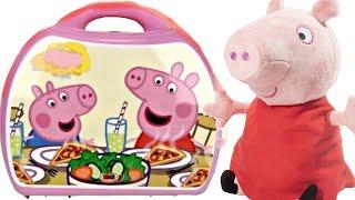 Peppa Pig Cooking Mini Pizza Shop Pizzeria Chef Set Carry Case