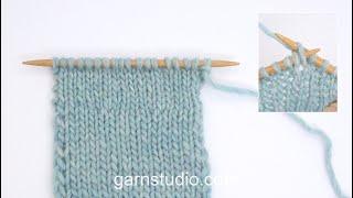 How to increase 1 stitch symmetrical