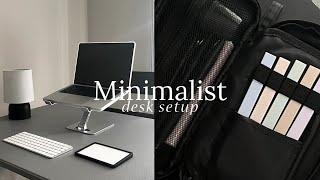 Minimalist Desk Setup | Simple & Portable