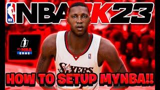 HOW TO SETUP YOUR MYNBA IN NBA 2K23!!! (TUTORIAL, SETTINGS, EVERYTHING!!)
