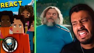 MEMES DO TRAILER DO MINECRAFT!(SALVARAM ELE?) REACT NUKERZ E A POLÊMICA DO TRAILER! #minecraft