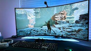 This Game is BEAUTIFUL! Black Myth Wukong on a 2024 LG UltraWide OLED | LG45GS96QB RTX HDR Gameplay