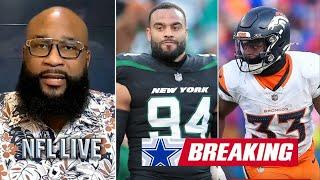 NFL LIVE | Marcus Spears blasts Cowboys asleep at Free Agency only with Solomon & Javonte Williams