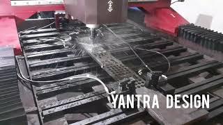 50mm Hole Drilled within a minute | CNC Drilling Machine | Yantra Design