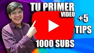 CÓMO HACER TU PRIMER VIDEO DE #YOUTUBE SUPER FACIL | #Tips, #Consejos y mas