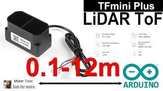 Distance ToF Sensor  Range 0.1 to 12 m for Arduino Raspberry Pi - TFmini Plus