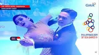 SEA Games 2019 - Dancesport  | Single Dance Quickstep - Indonesia - Aditya & Chisya