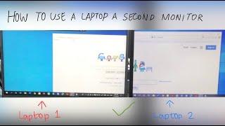 How To Use A Laptop As A Second Monitor (Wireless)