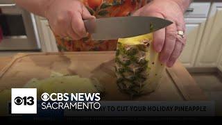 How to choose and cut the perfect holiday pineapple | Lunch Break with Michael Marks