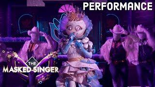 Pearl sings “Here You Come Again” by Dolly Parton | THE MASKED SINGER | SEASON 13