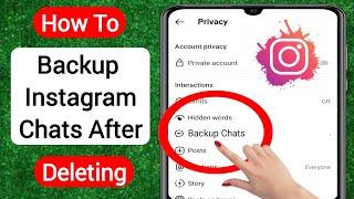 How To Backup Instagram Chat After Deleting (2023) | Recover Deleted Chat on Instagram