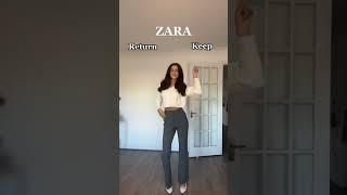 keep or return zara haul #autumnlook #fallfashion #haulvideo #ootd (id:sophieway)