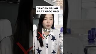 Jangan Salah Saat Nego Gaji. #karyawan #gaji #interviewtips