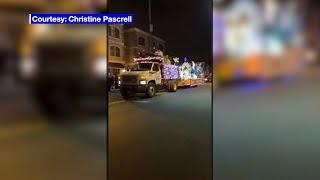 2 New Jersey fire departments give holiday parade spectators a chance to 'Be Kind' with toy donation