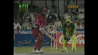 Brain Lara Vs Young Shoaib Malik l HUGE SIX & then Caught l  Coca-Cola Trophy 1999