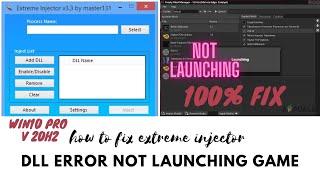 how to fix extreme injector not opening game after applying mod with frostymod manager | win10 v20H2