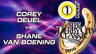 2019 Derby City Classic One-Pocket Division: COREY DEUEL vs SHANE VAN BOENING