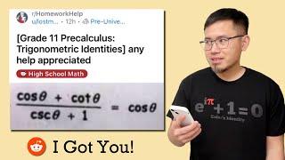 Precalculus trigonometric identities, any help appreciated! Reddit r/homeworkhelp