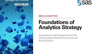 Foundations of Analytics Strategy