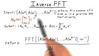 Inverse FFT - Georgia Tech - Computability, Complexity, Theory: Algorithms