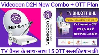 Videocon D2H Recharge Plan with 15 OTT Apps | Videocon D2H Packages | Videocon D2H Plan Selection