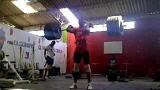 Mauricio Caicedo 155kg Clean and Jerk