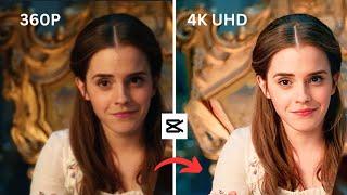 Convert Normal Video To 4K | ( WITHOUT GRAPHS ) | Capcut 4K Quality Tutorial 2024