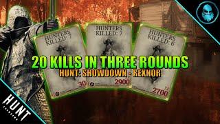 20 Bow Kills SOLO In 3 Rounds! (Hunt: Showdown)