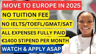 No Tuition | Fully Funded Scholarship | No IELTS | Erasmus Mundus Scholarship 2025